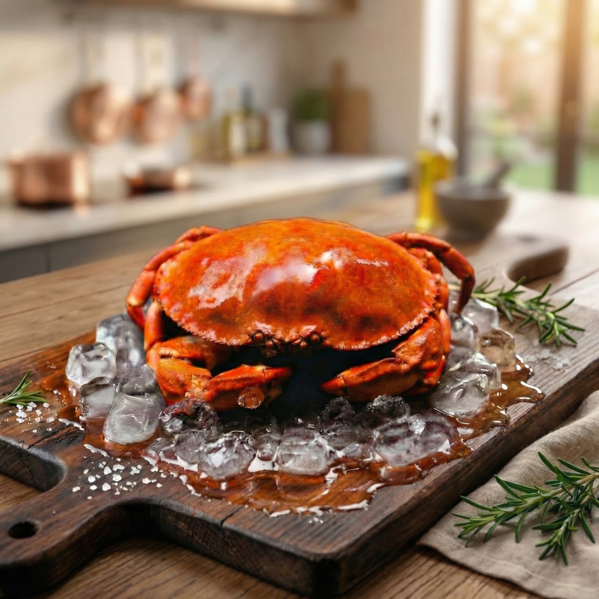 Premium Whole Crab – Natural Ocean Flavor