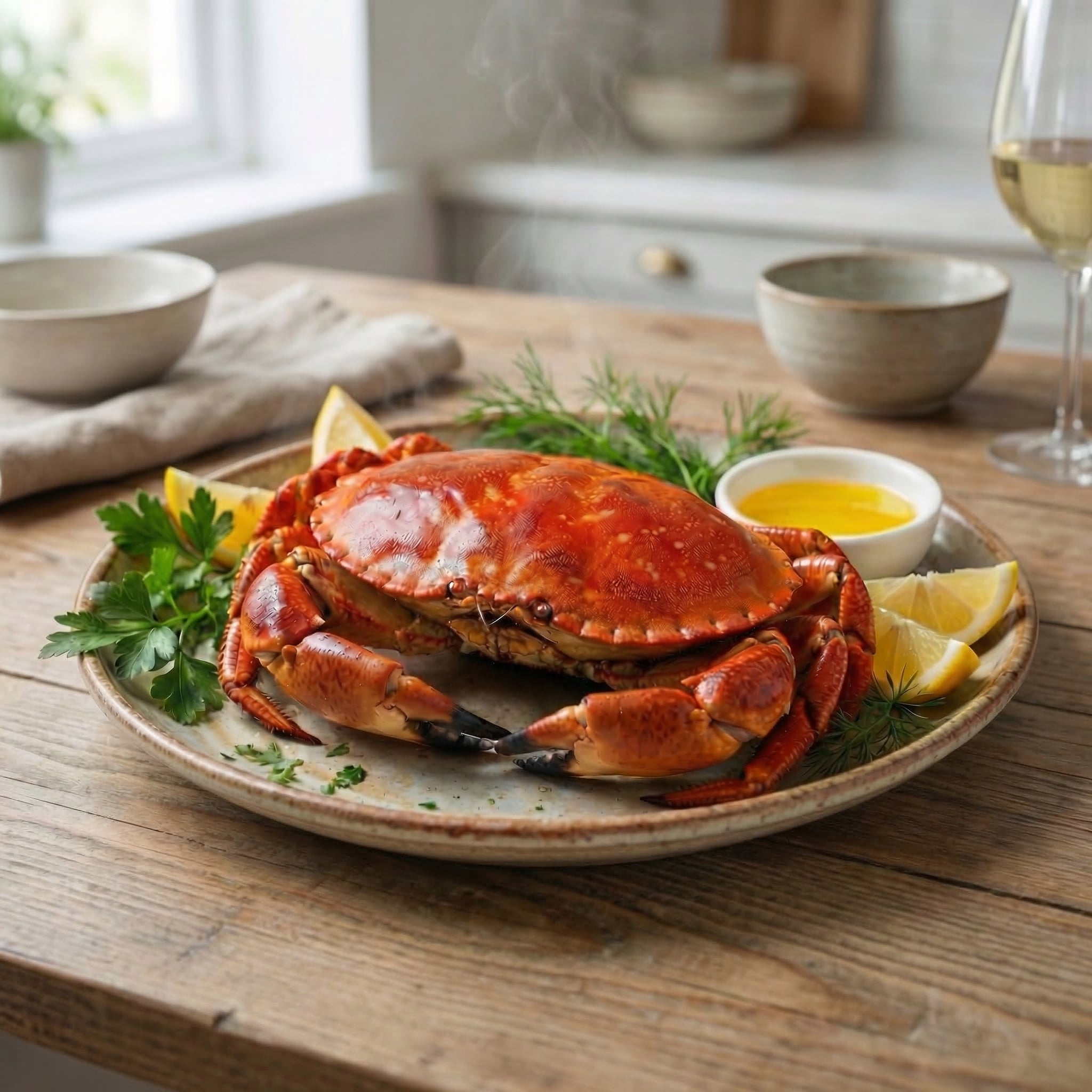 Premium Whole Crab – Natural Ocean Flavor